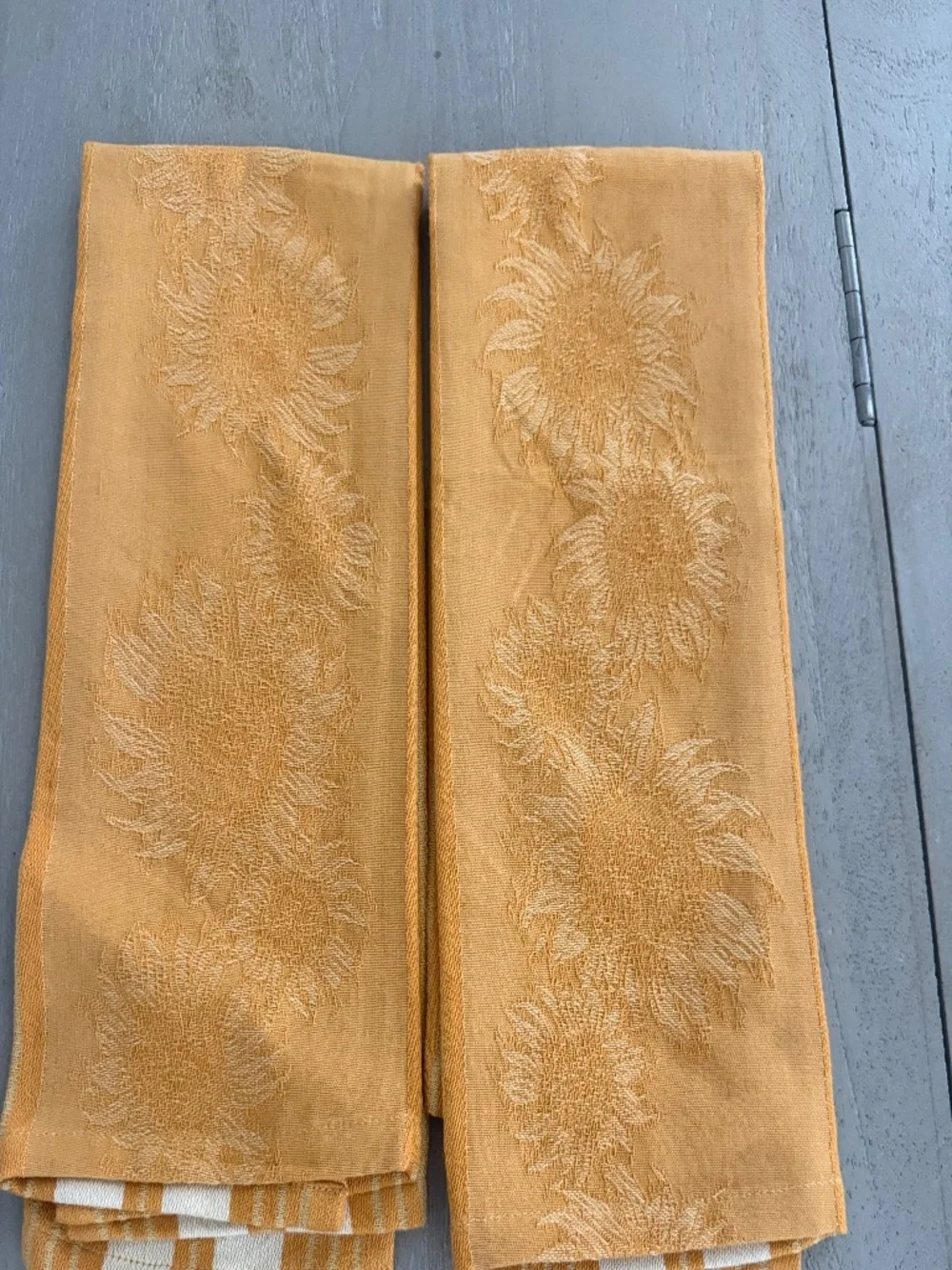 Sunflower Yellow Teatowels, Set of 2